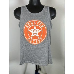 Houston Astros ‘47 Brand Graphic Logo, Gray Mens Tank Top, Size M [A2]